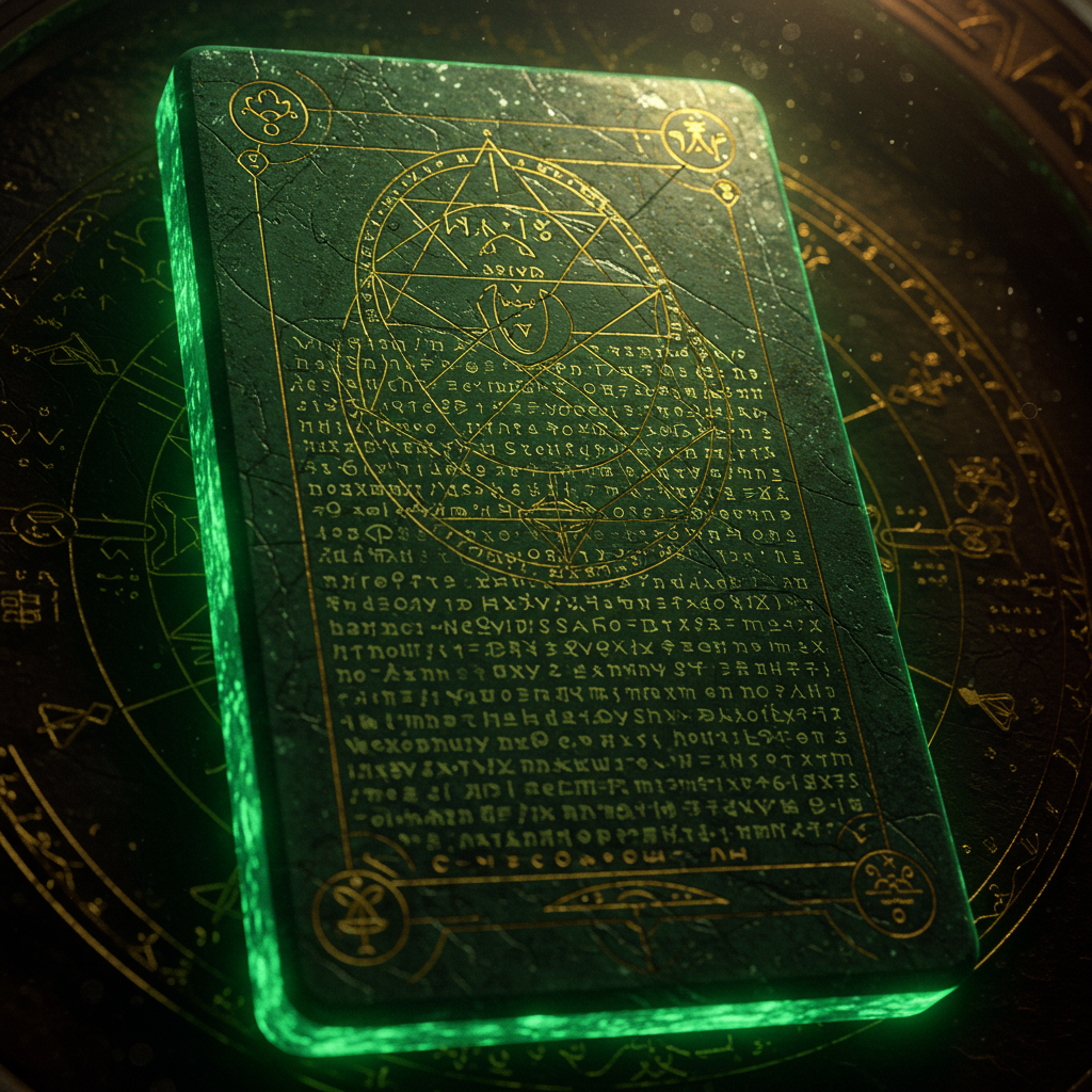 The Emerald Tablet: Proto-Quantum Physics in Seven Axioms